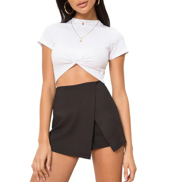 SUPERDOWN Alyssa Wrap Skort