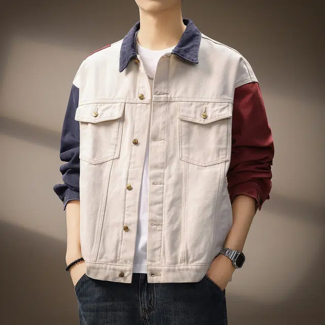 贵色 秋季 通勤简约舒适时尚工装夹克 宽松型 男女同款