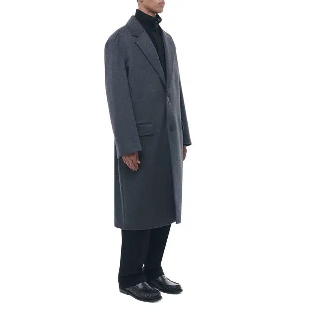 BESLOW OVERSIZED CASHMERE SINGLE COAT
