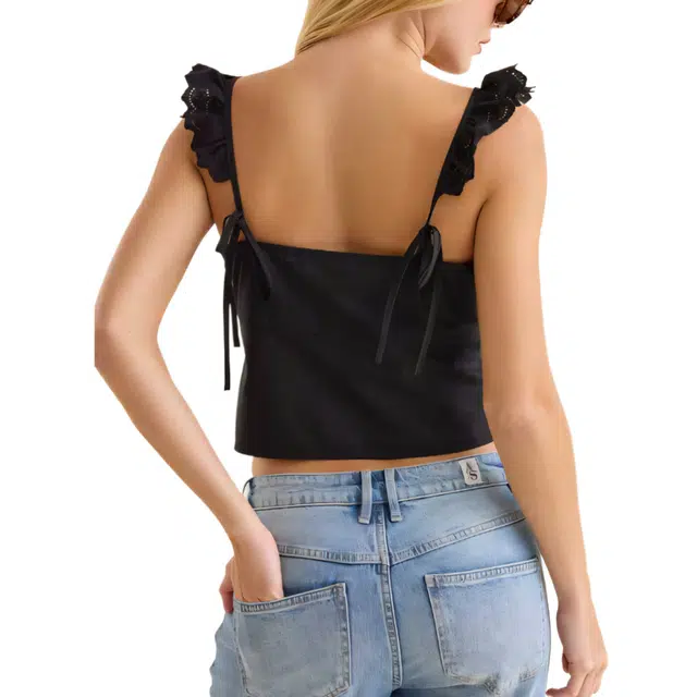 ALTAR'D STATE Kylee Ruffle Eyelet Top