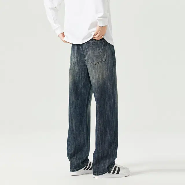 海尔斯 复古简约百搭时尚潮流牛仔裤 男款