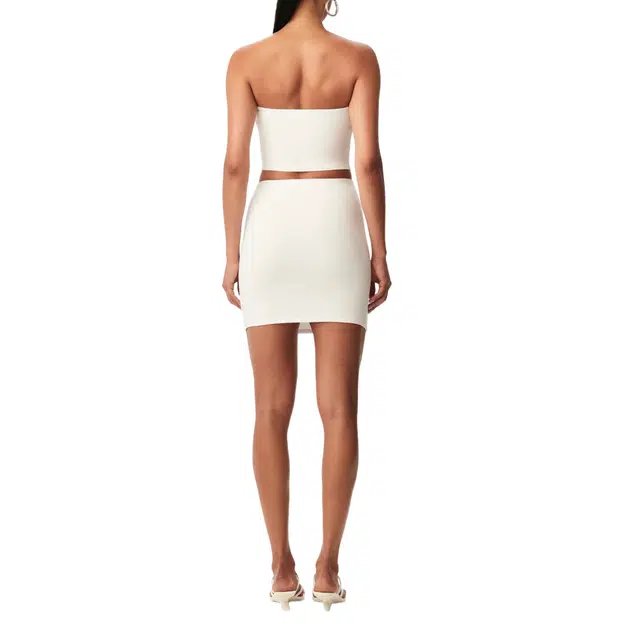 NAKED WARDROBE Tube Crop Top NW