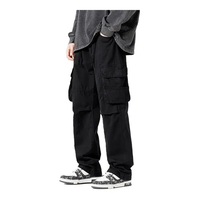 金盾 纯棉美式时尚简约百搭休闲裤 男女同款