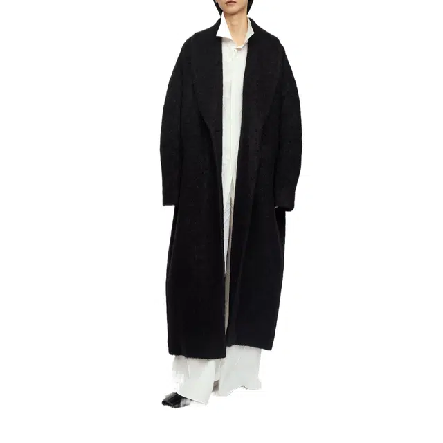 RUOHAN EBONY BLACK MERGUI COAT AW25