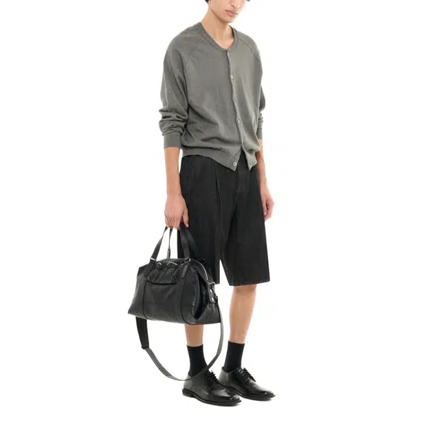 BESLOW WIDE FIT SELVAGE DENIM SHORTS