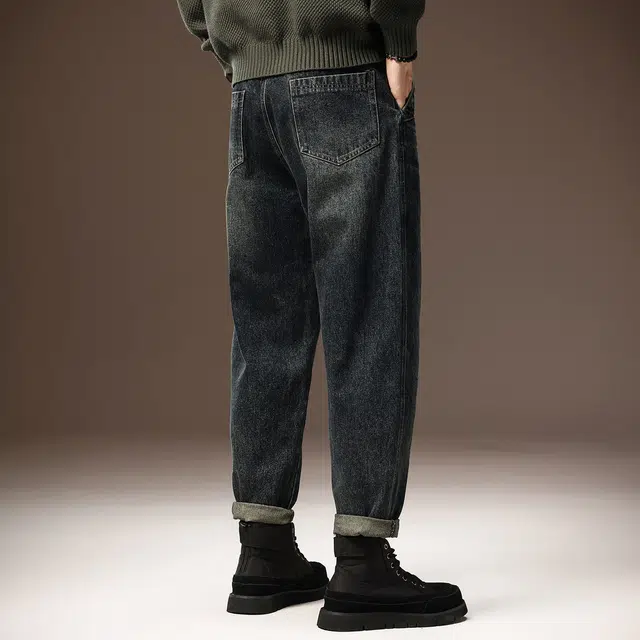 贵色 美式舒适时尚潮流百搭休闲牛仔裤 男女同款