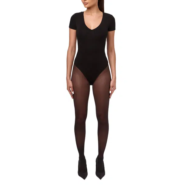 NAKED WARDROBE V-Neck Sculpt Bodysuit NW