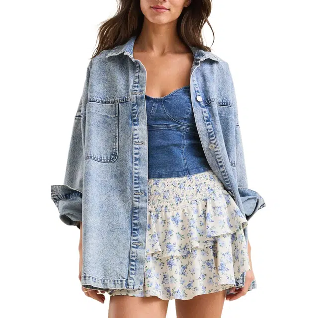 ALTAR'D STATE Smocked Floral Skort