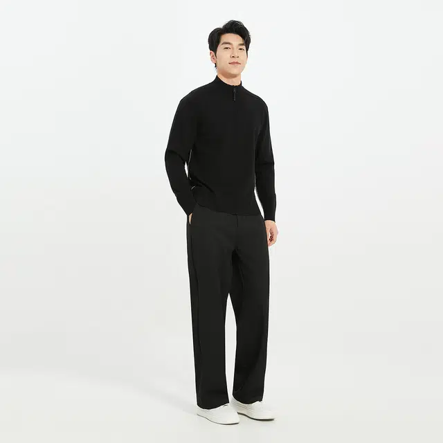 利郎 都市休闲装饰简约毛衣 男款