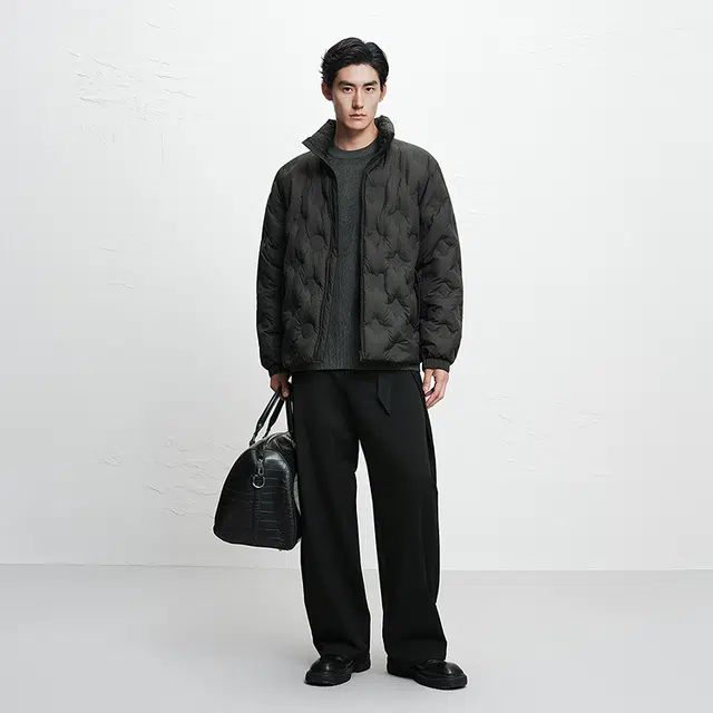 PEACEBIRD Men Padded Jacket