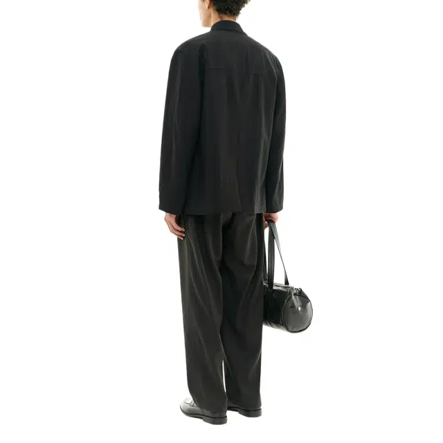 BESLOW WO TUCK TAPERED PANTS