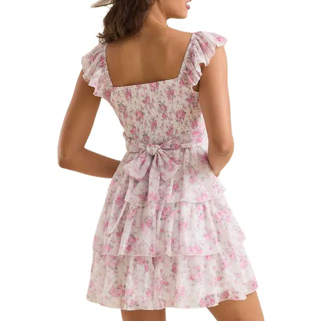 ALTAR'D STATE Floral Mini Dress Lizzie
