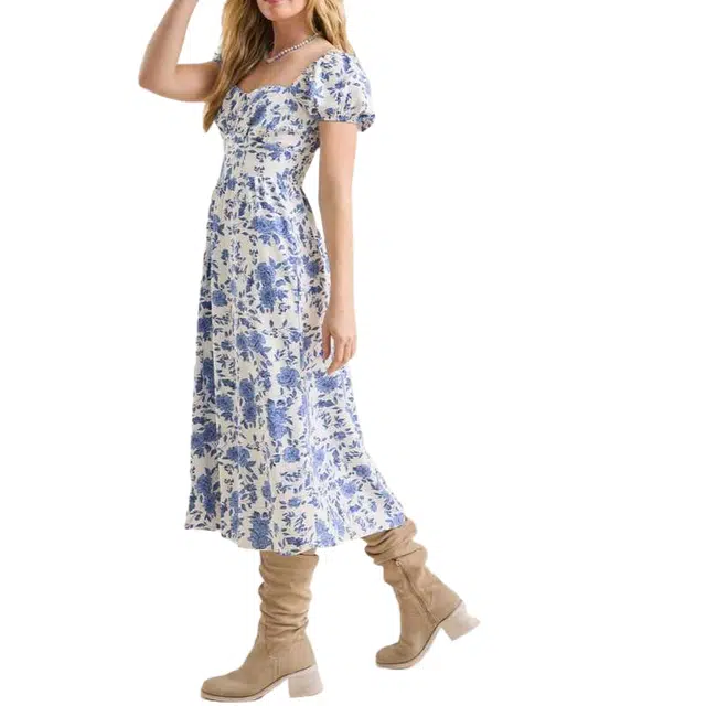 ALTAR'D STATE Natalie Floral Maxi Dress