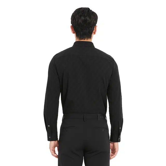 利郎 品位商务尖领印花质感百搭休闲通勤秋季衬衫 男款