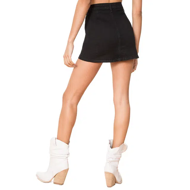 SUPERDOWN Mona Studded Mini Skirt