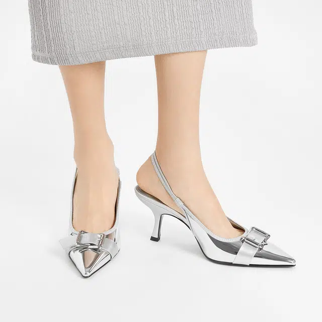 CHARLESKEITH ck PU 7.7cm BlackChalkSilver