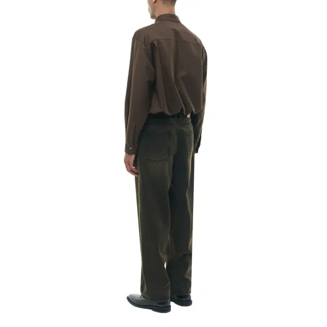 BESLOW TWIST SEAM DENIM PANTS