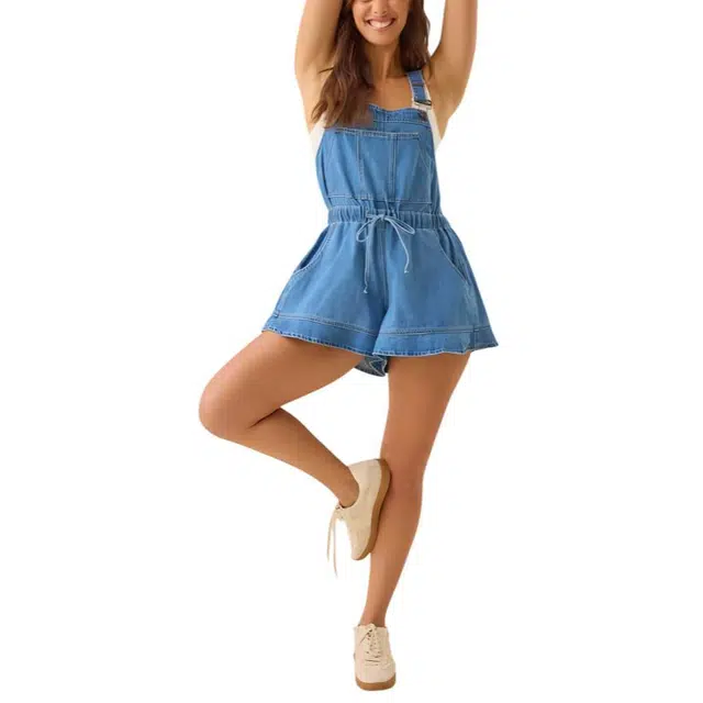 ALTAR'D STATE Denim Shortalls McKenzie