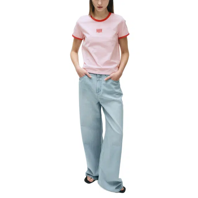 MARITHE FRANCOIS GIRBAUD W SUMMER WIDE DENIM PANTS