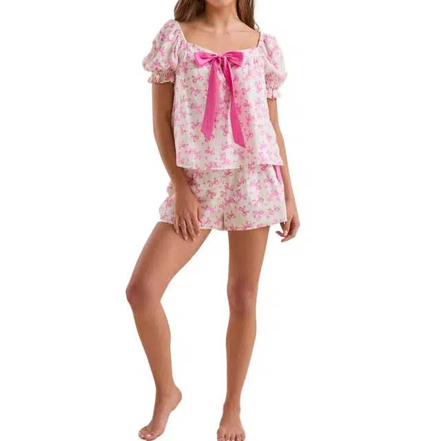ALTAR'D STATE Bow Sleep Shorts Amarae