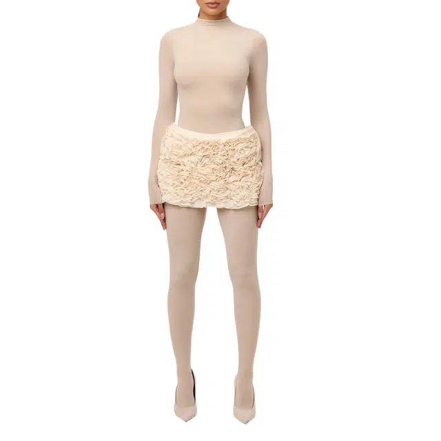 NAKED WARDROBE Roses Mini Skort