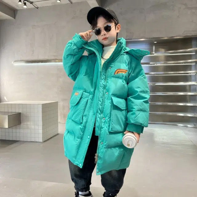 雅鹿棉衣 洋气宽松保暖纯色百搭时尚加绒加厚长袖 青少年