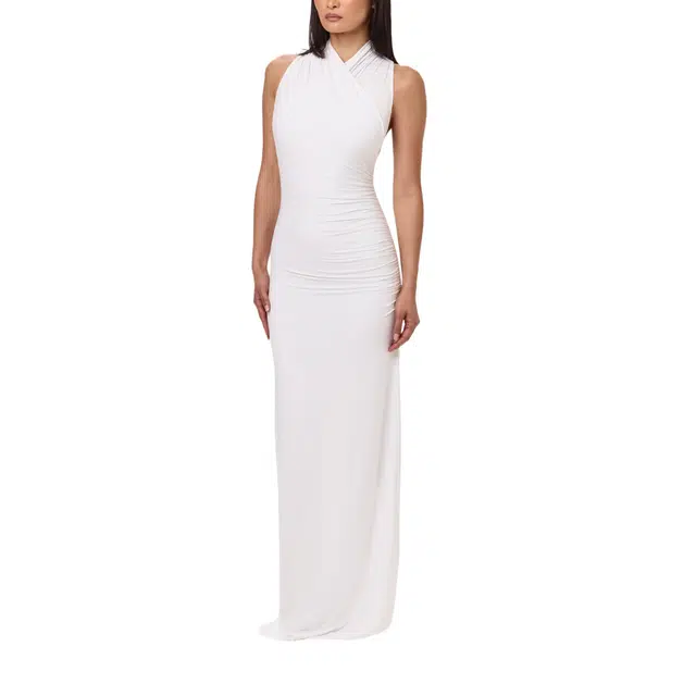 NAKED WARDROBE Sleeveless Overlay Maxi Dress Smooth