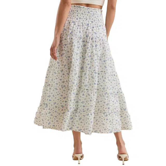 ALTAR'D STATE Ruth Floral Midi Skirt