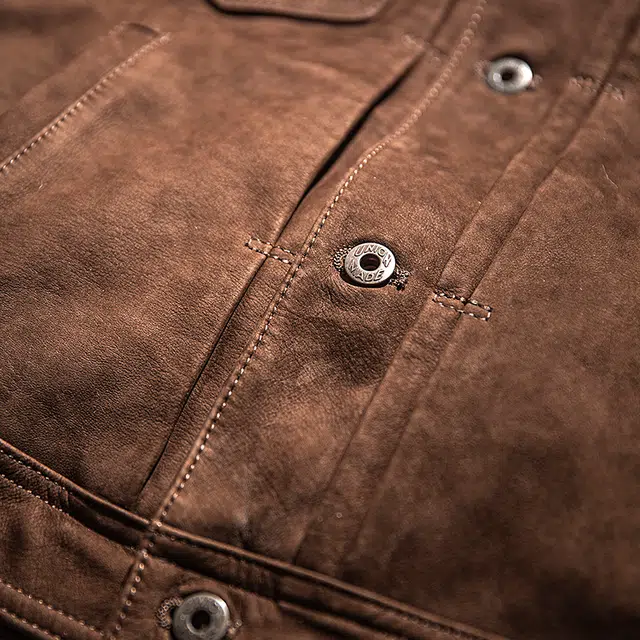 特叔 简约百搭潮流舒适长袖皮衣 男女同款