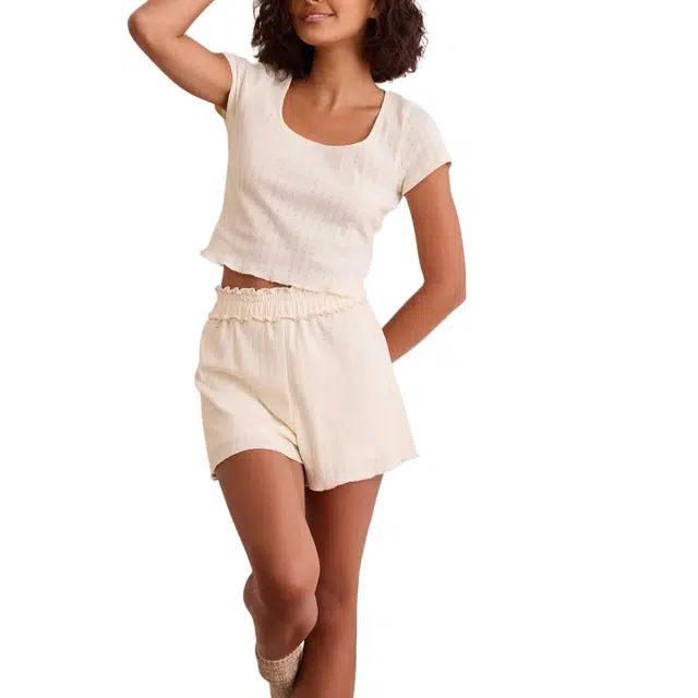 ALTAR'D STATE Maven Pointelle Short