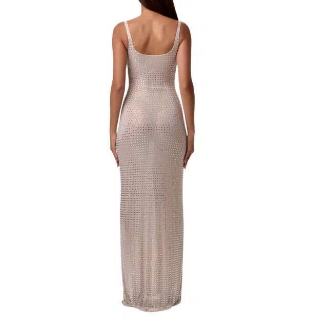 NAKED WARDROBE Tank Maxi Dress Crystal