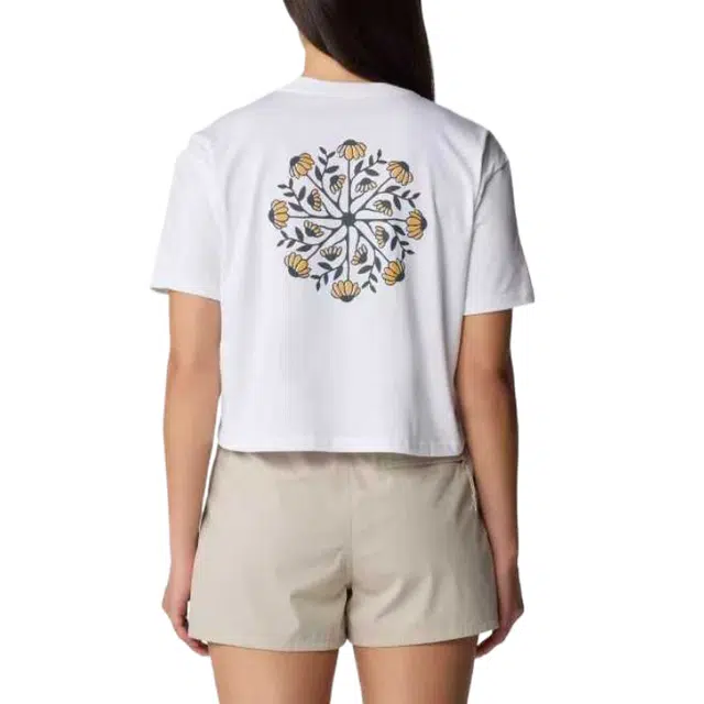 MOUNTAIN HARDWEAR Seek Floral Boxy Crop T