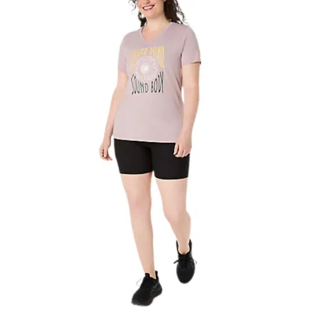 Asics WOMEN'S SUNFLOWER SLOGAN T
