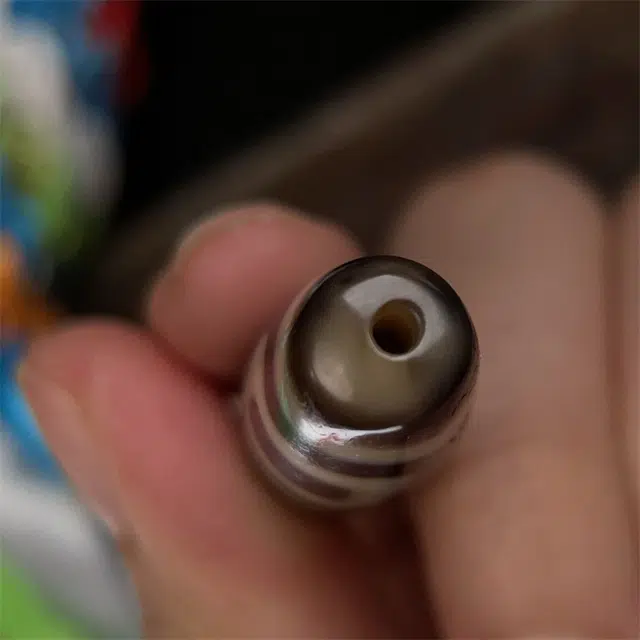 灵运宝 #转运招财西藏藏区双天地天珠黑白分明老矿风化油润包浆老料器磨损到位一物一图#好运 玛瑙 吊坠 男女同款情侣款