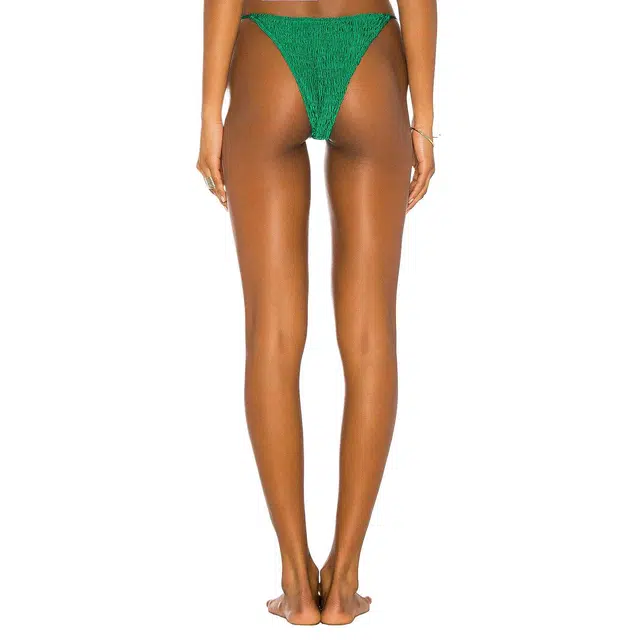 SUPERDOWN Olivia Smocked Bikini Bottom