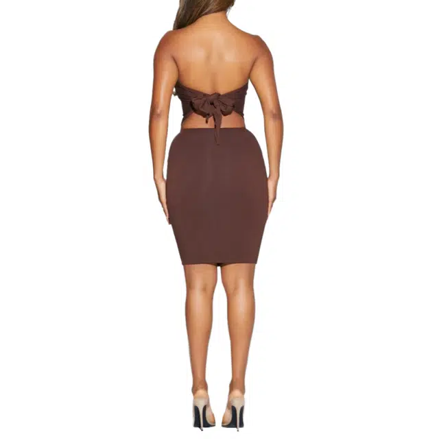 NAKED WARDROBE NW Handkerchief Crop Top NW Collection