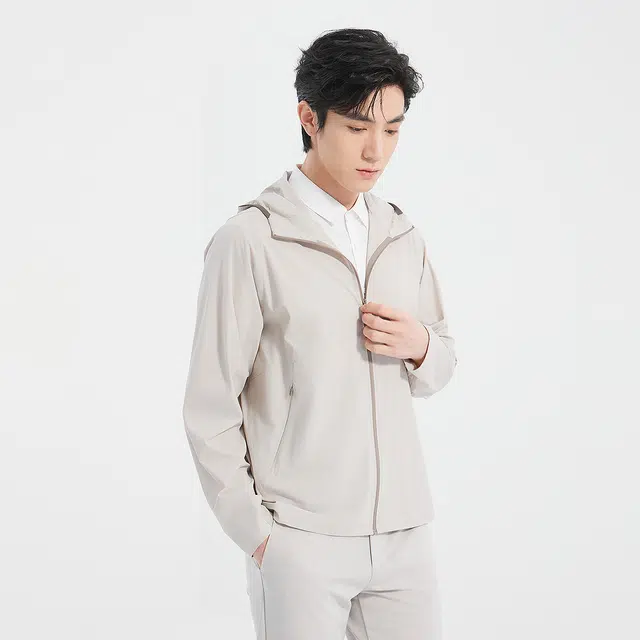 利郎 连帽商务休闲简洁百搭防晒服 男款
