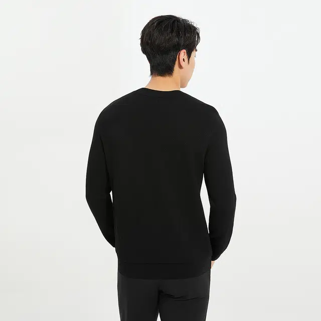 利郎 都市休闲肌理提花圆领质感时尚潮流秋季卫衣 男款