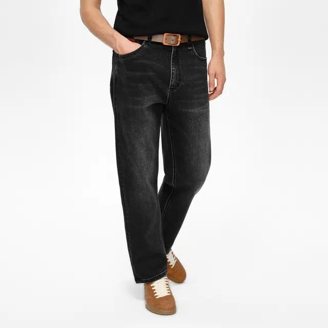 比音勒芬 秋季亲肤柔软舒弹牛仔裤 男款