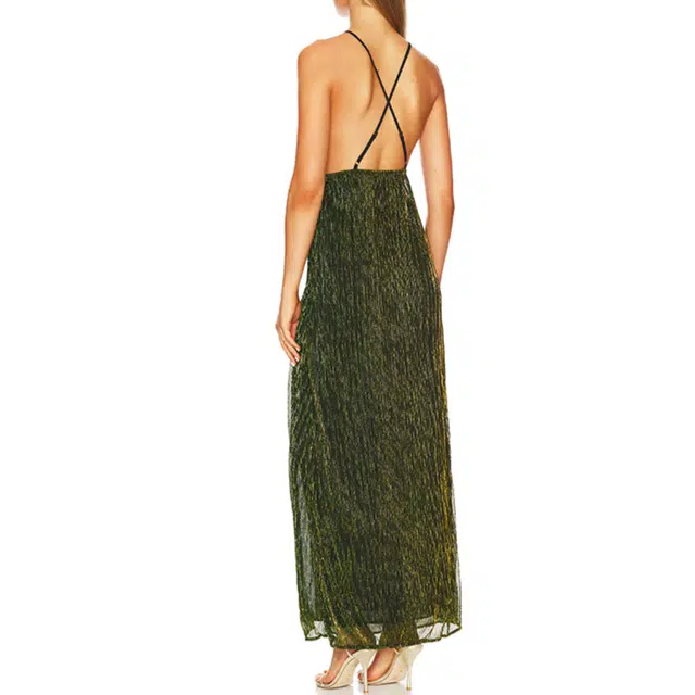 SUPERDOWN Hailee High Slit Maxi Dress