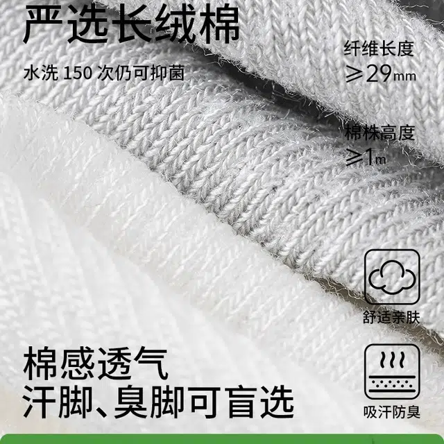 帕兰朵 吸汗夏季透气抗菌船袜黑色袜子短袜 男款