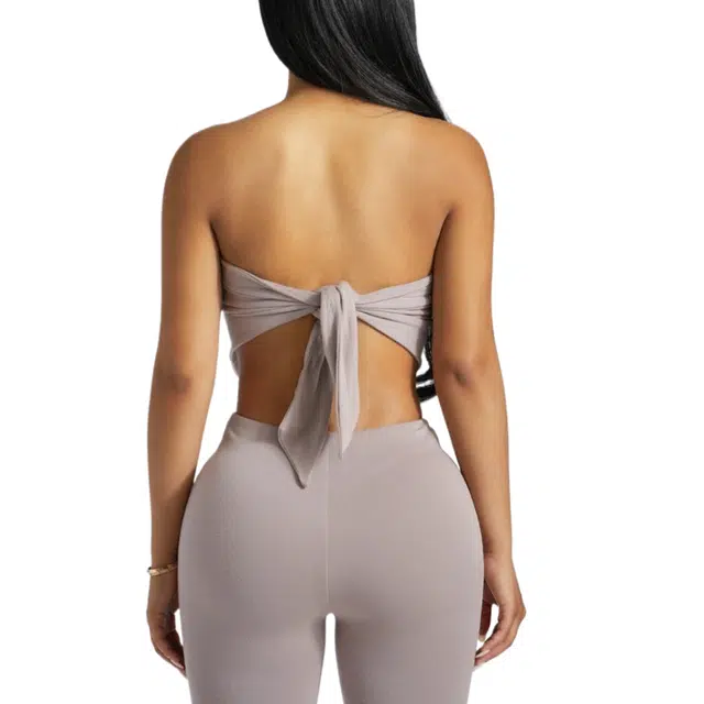 NAKED WARDROBE Handkerchief Crop Top NW