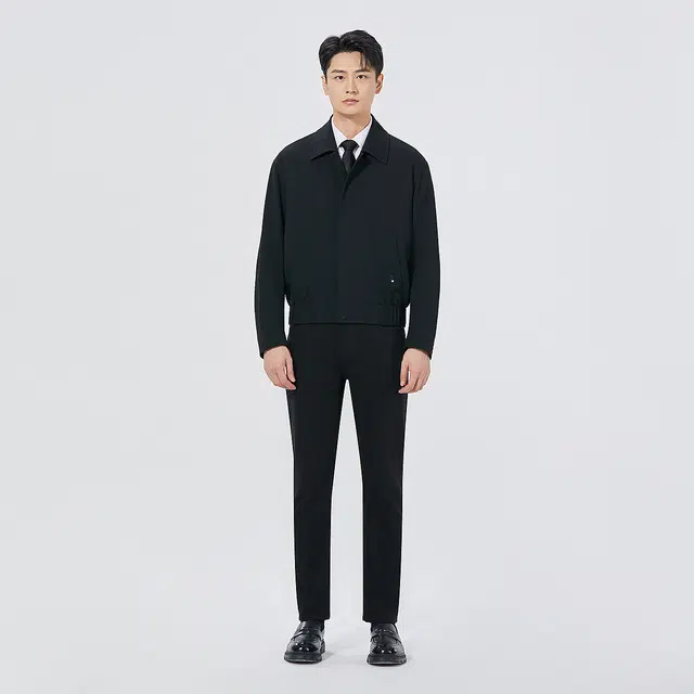 利郎 都市休闲翻领时尚潮流夹克外套 男款