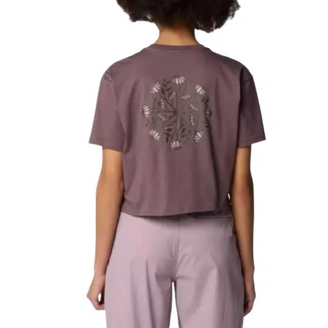 MOUNTAIN HARDWEAR Seek Floral Boxy Crop T