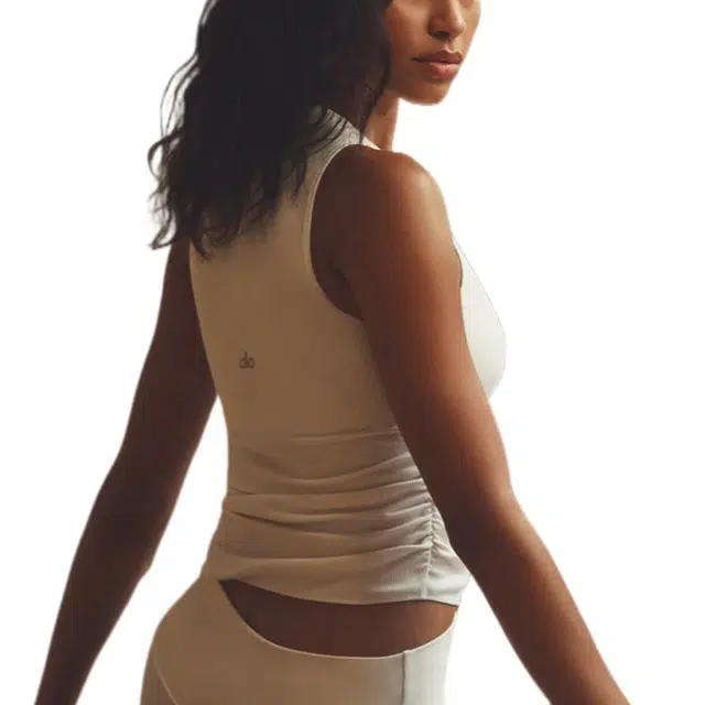 alo yoga Ribbed En Pointe Tank