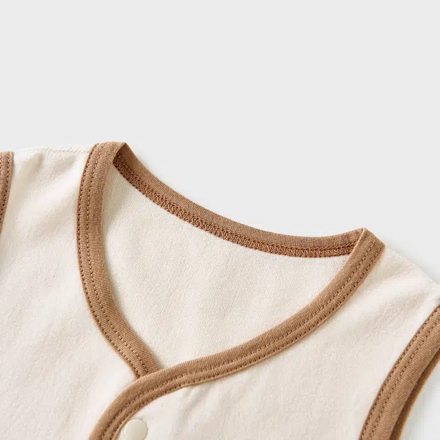 童泰马甲 春秋季莫代尔棉男女宝宝衣服儿童背心坎肩外出上衣 婴幼童