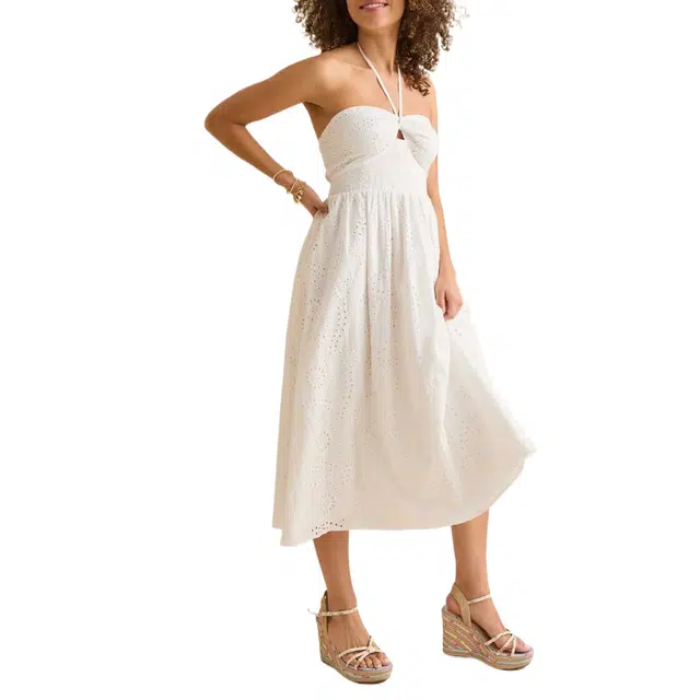 ALTAR'D STATE Eyelet Midi Dress Madeline