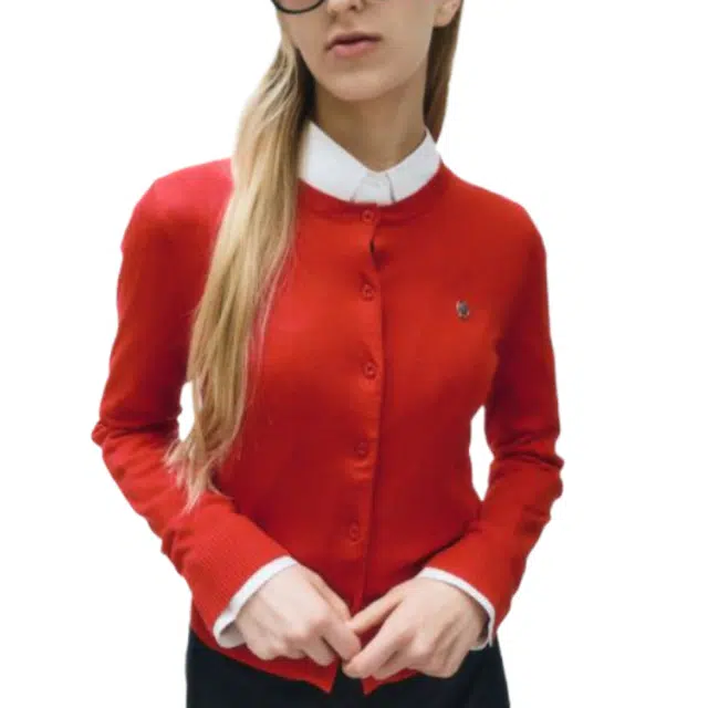 MARITHE FRANCOIS GIRBAUD SS25 W ROUND NECK CARDIGAN