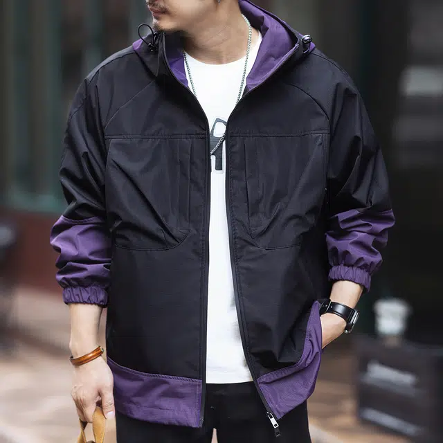 格蓝鹿 小众设计感显高显瘦连帽美式户外潮牌上班工作服夹克外套 男女同款