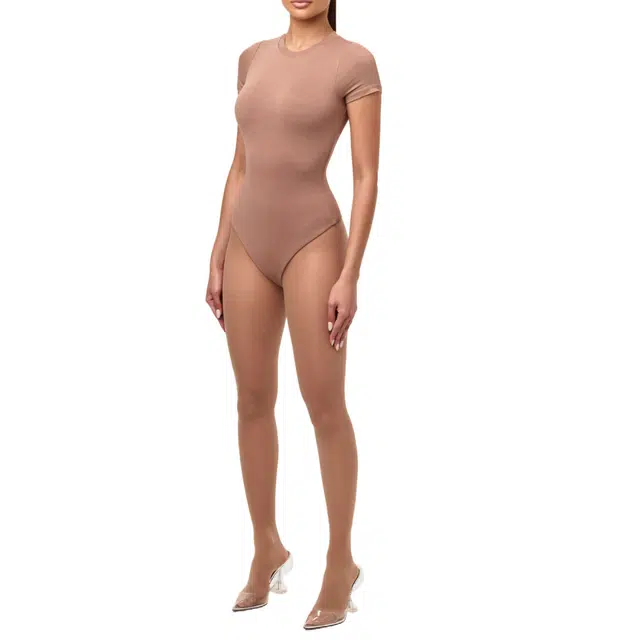 NAKED WARDROBE NW Crewneck Short Sleeve Bodysuit